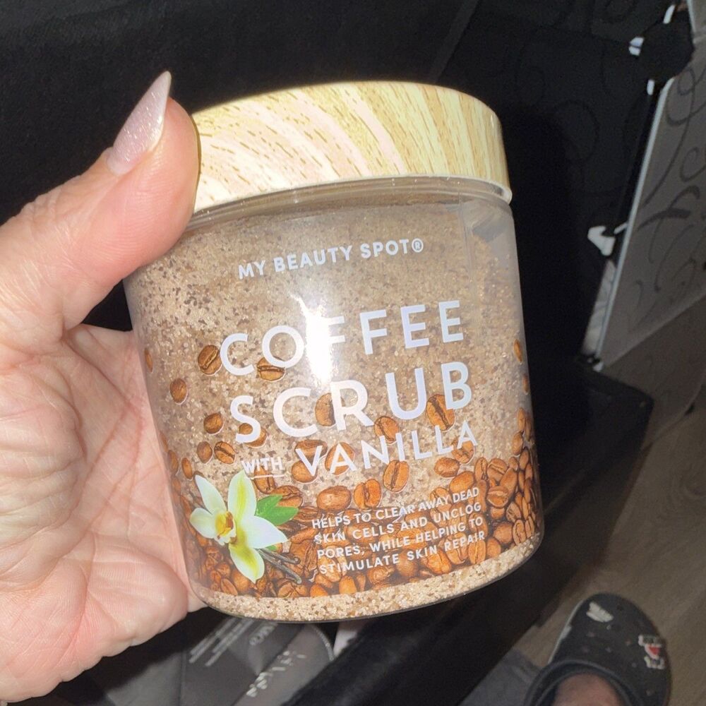 My Beauty Spot Coffee Body Scrub, Vanilla & Coffee Scent, Exfoliating